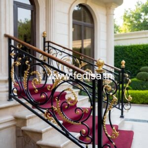 Best Brass Railing Design Ideas For Luxury Homes Iron Grill Sliding Door