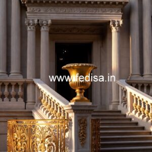 Modern Brass Railing For Interior Spaces Grill Box Window Design