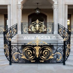 Designer Brass Staircase Railing Ideas Window Outer Grill Design