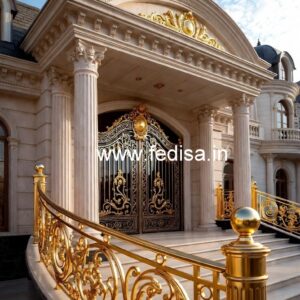 Luxury Brass Stair Railing Ideas Boundary Wall Top Grill