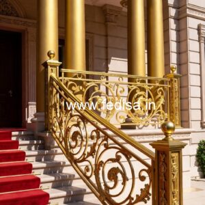 Modern Brass Balcony Railing With Sleek Finish Designs Of Grills For Homes