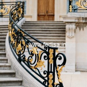 Antique Style Brass Railing Design For Classic Villas Modern Upvc Window Grill Design