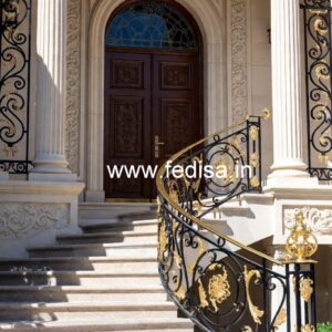 Traditional Brass Railing Design With Engraving Window Grill Design With Price