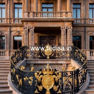 Heavy Brass Railing Design For Strong Support Best Gate Grill Design