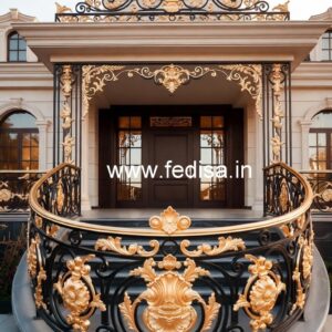 Brass Railing Design For Home Renovation Ideas Loha Window Grill