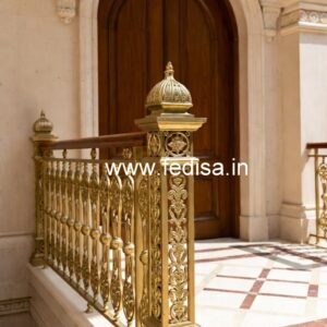 Modern Brass Stair Railing Design Inspiration Entrance Grill Gate