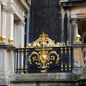 Elegant Brass Railing Design For Interior Projects Fiber Grill Design