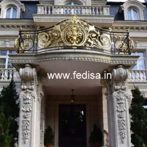 Stylish Brass Stair Railing With Premium Finish Modern MS Grill Design