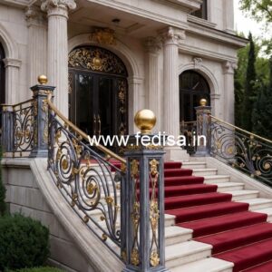 Premium Brass Balcony Railing For Luxury Spaces Khidki Jali Ka Design
