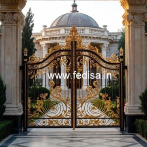 Modern Brass Railing Design For Interior Decor Maharaja Gate Grill Design