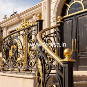 Premium Brass Handrail Design For Modern Spaces Gate Ka Grill Design