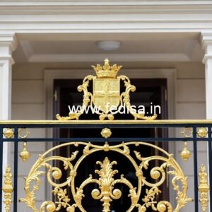Luxury Brass Balcony Railing With Classic Style Window Lohe Ki
