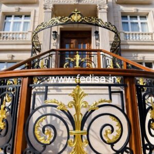 Designer Brass Handrail For Stylish Staircases Stair Railing Design