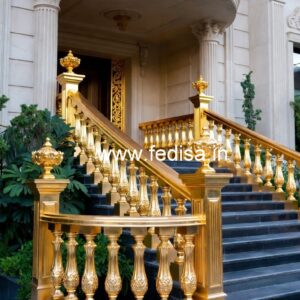 Premium Brass Stair Railing For Luxury Interiors Contemporary Stair Railing