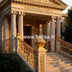 Luxury Brass Railing Design With Detailing Modern Stairs Railing Designs In Steel