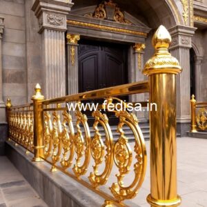 Premium Brass Railing Supplier & Exporter Duplex Steps Design