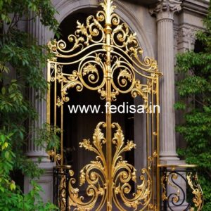 Decorative Brass Stair Railing For Villas Stairs Cabinet Design