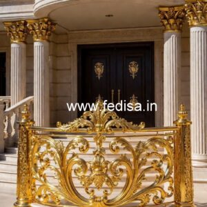 Brass Railing Design For Home Exterior Decor 3d Stairs Design