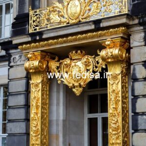 Modern Brass Handrail Design For Staircase Black Granite Stairs Design