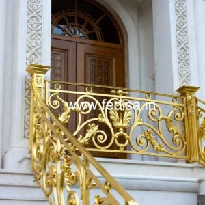 Designer Brass Railing For Premium Interiors Grand Staircase Design