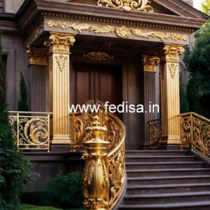 Luxury Brass Balcony Railing Design Collection Outside Staircase Wall Design