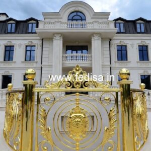 Stylish Brass Stair Railing For Modern Homes Staircase Structural Design
