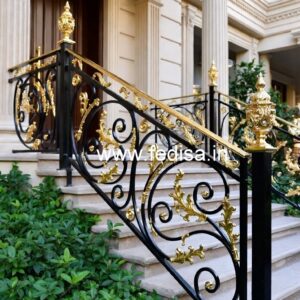 Designer Brass Stair Railing For Contemporary Spaces Stair Grill Design Steel