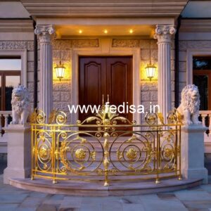Brass Railing Design For High-end Interiors Stair Design For Small House Inside