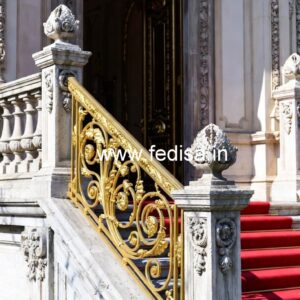 Elegant Brass Railing Design For Interior Projects Home Sidhi Design