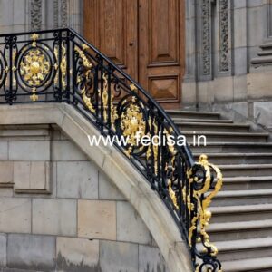 Custom Brass Balcony Railing For Unique Homes Modern Stairs Grill Design
