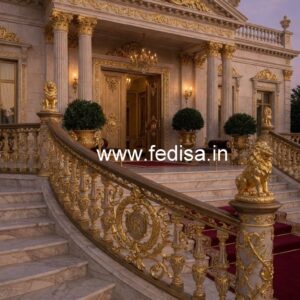 Custom Brass Staircase Railing With Designer Look Unique Staircase Design