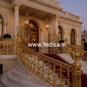 Decorative Brass Railing Design With Unique Patterns Simple Railing Design For Stairs