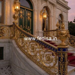 Decorative Brass Balcony Railing With Premium Style Best Granite Colors For Staircase
