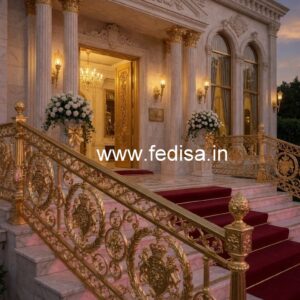 Premium Brass Railing Design For Modern Interiors Staircase Cover Design