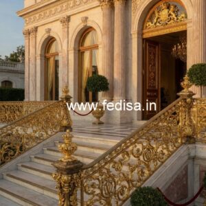 Luxury Brass Handrail Design For Staircase Interiors Simple Stairs Design For Small House