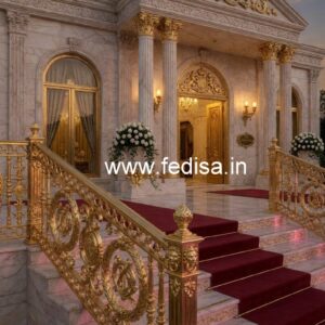 Decorative Brass Handrail For Stylish Staircases Stairs Balcony Design