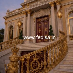 Brass Balcony Railing Design For Modern Homes Staircase Wall Paneling Design