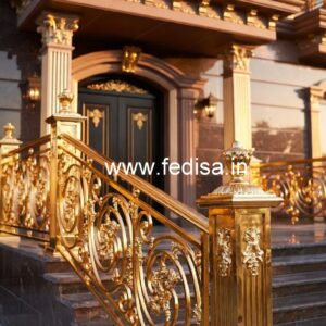 Premium Brass Railing Design Manufacturer House Front Ladder Design