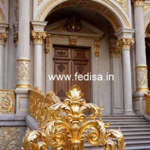 Stylish Brass Balcony Railing Design Ideas Residential Staircase Granite Design