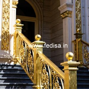 Elegant Brass Handrail Design For Interiors Le Corbusier Stairs