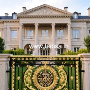 Modern Brass Staircase Handrail Design Steel Grill Stairs Design