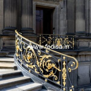 Stylish Brass Railing Design For Interiors Stair Room Design Outside