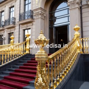 Modern Brass Balcony Railing Design Staircase Designers Near Me