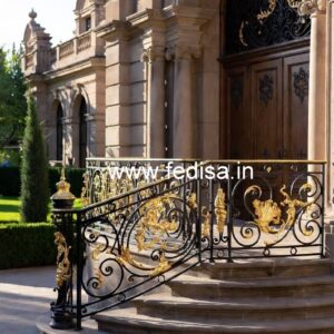Minimalist Brass Railing Design For Modern Interiors Staircase Hand Drill Design