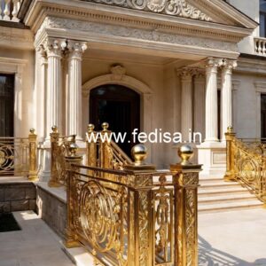 Elegant Brass Balcony Railing Design Inspiration Central Staircase Design