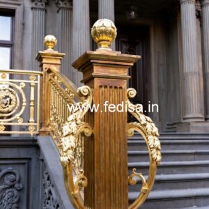 Modern Brass Staircase Railing For Stylish Homes Box Bar Staircase Design