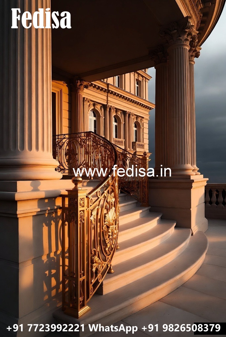 Custom Brass Railing Design For Premium Interiors Stairs For Home Design