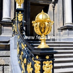 Elegant Brass Railing Design For Modern Projects Ss Staircase Design With Glass