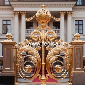 Luxury Brass Balcony Railing With Classic Style Traditional Staircase Design