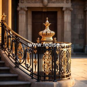 Decorative Brass Balcony Railing With Unique Design Gi Pipe Staircase Design